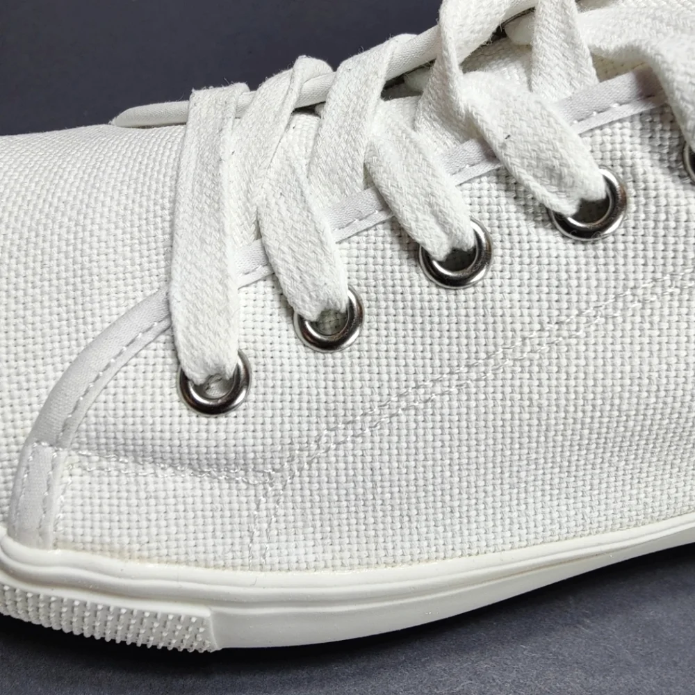 Steve Madden  Elore Off White Light Tan Lace Up Platform Sneaker Women's Shoe 9M